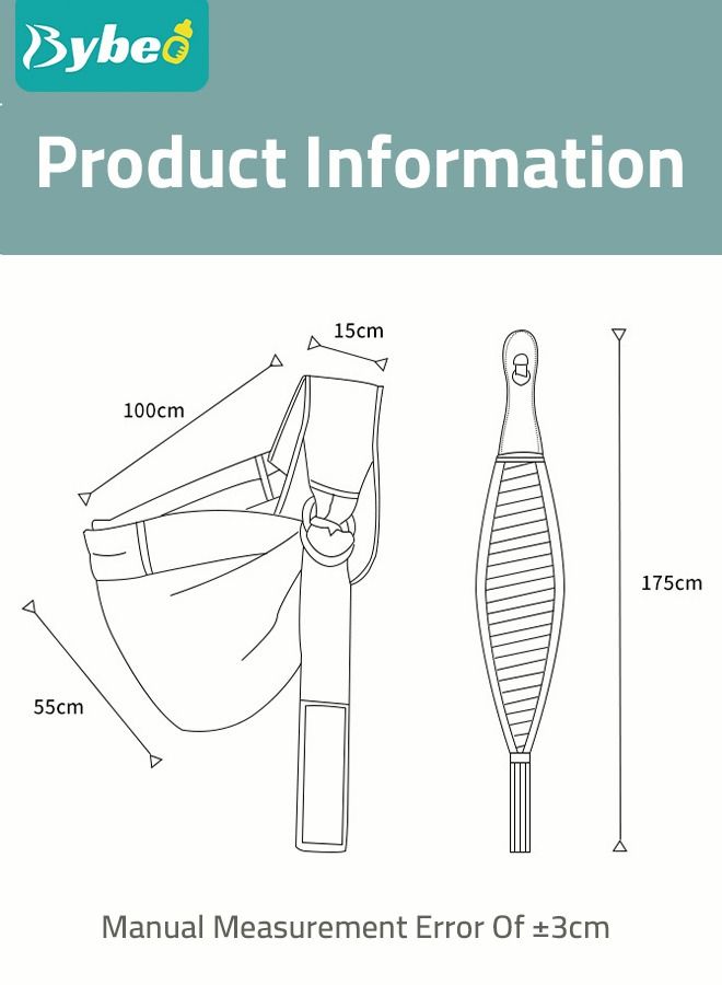 Baby Wraps Carrier Infants Wrap Ring Sling and Nursing Cover for Toddler