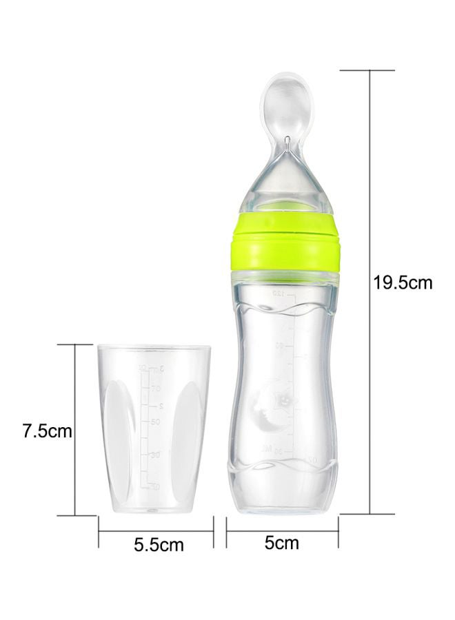 Set Of 3 Feeding Bottle With Spoon For Toddlers