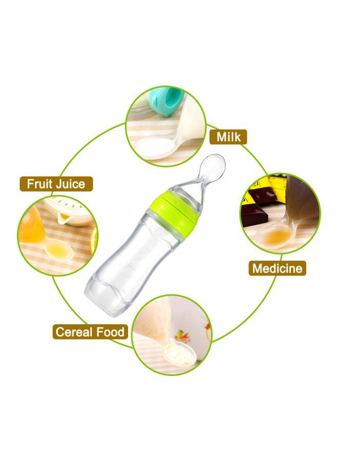 Set Of 3 Feeding Bottle With Spoon For Toddlers
