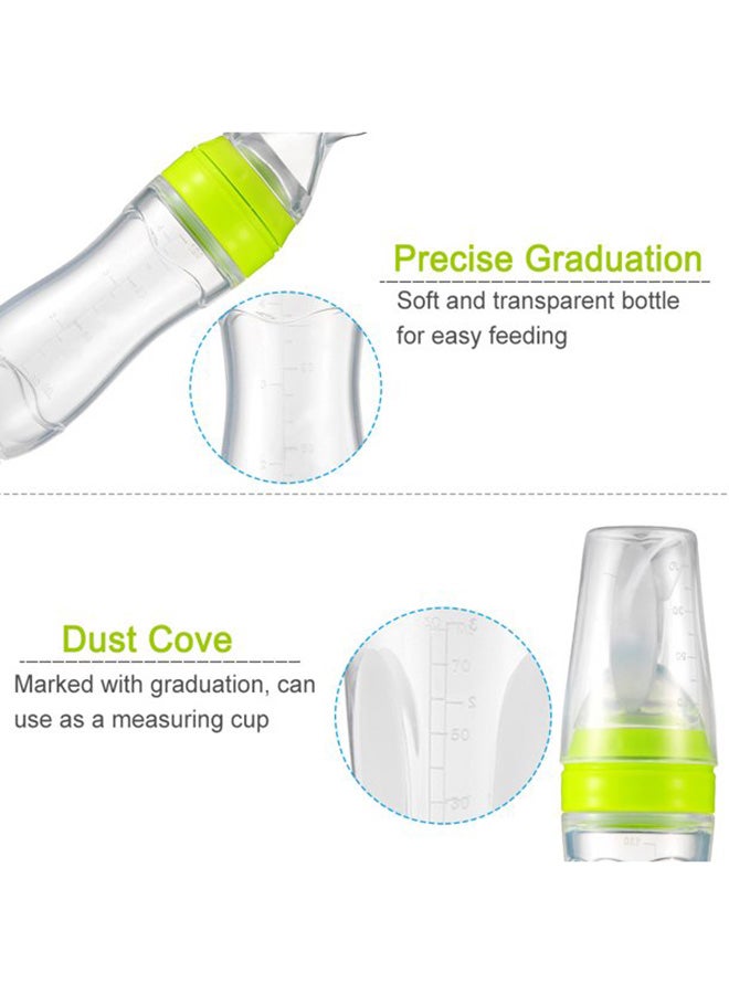 Set Of 3 Feeding Bottle With Spoon For Toddlers
