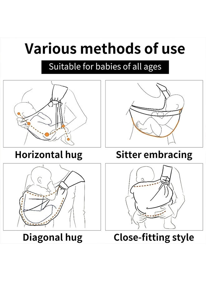 Baby Carrier, Portable Toddler Sling Adjustable Baby Sling Carriers from Newborn Baby Wrap