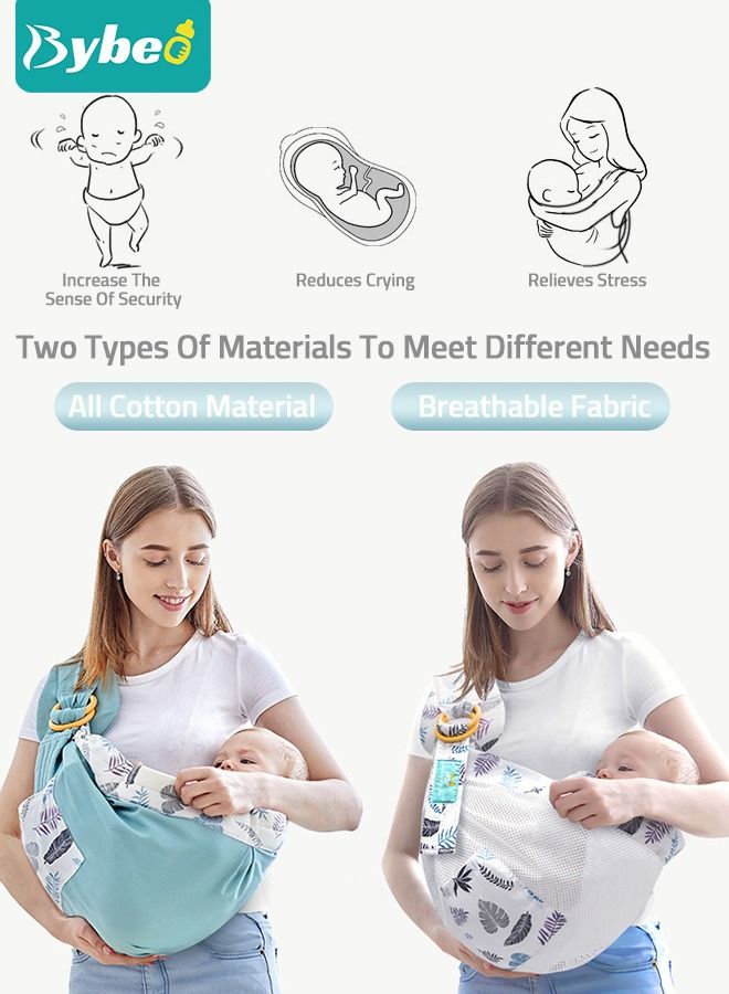 Baby Wraps Carrier Infants Wrap Ring Sling and Nursing Cover for Toddler