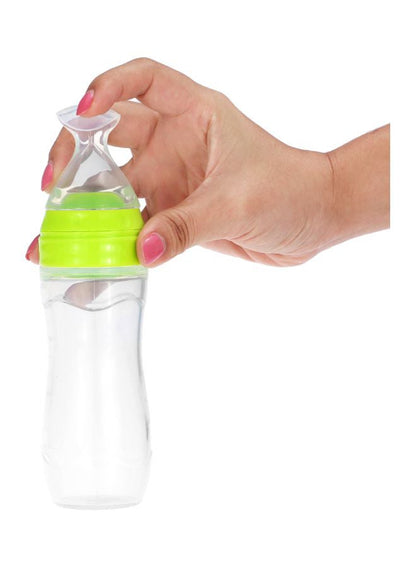 Set Of 3 Feeding Bottle With Spoon For Toddlers