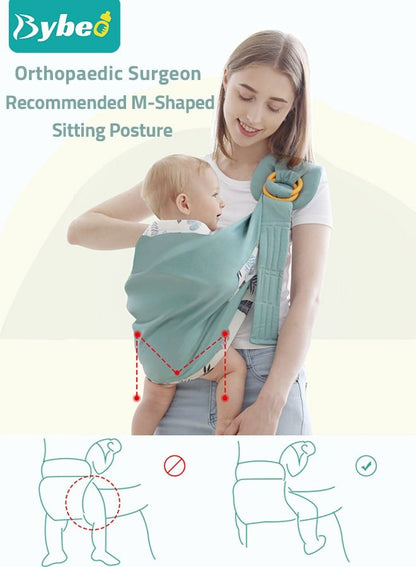 Baby Wraps Carrier Infants Wrap Ring Sling and Nursing Cover for Toddler
