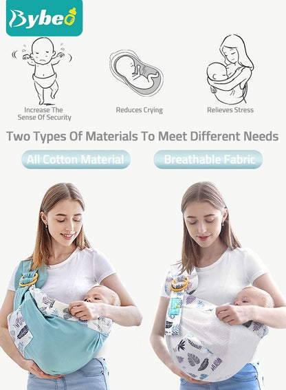 Baby Wraps Carrier Infants Wrap Ring Sling and Nursing Cover for Toddler